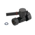 Fauceture CC44450DL 5/8" OD Compx1/2" OD Comp Straight Shut-Off Valve, Matte Blk CC44450DL